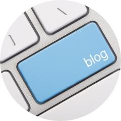 Przycisk znak blog